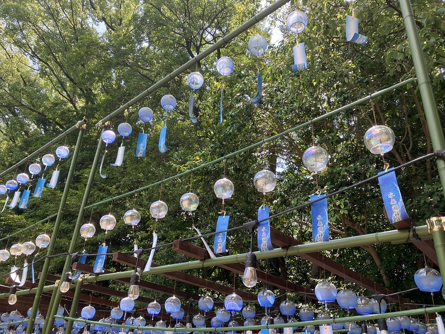 水無瀬神宮の風鈴